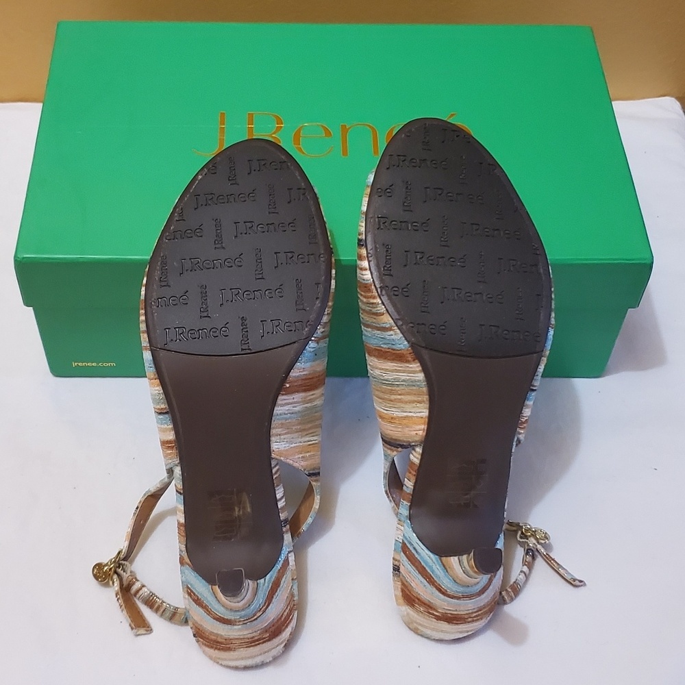 J. Reneé Open Toe Sling Pump - Picture 4 of 5